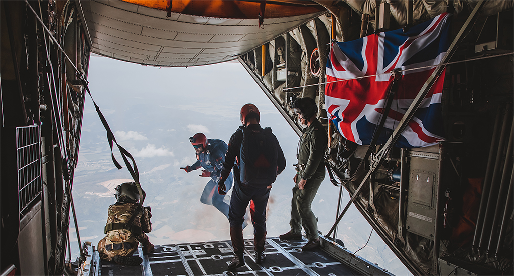 RAF Falcons Parachute Display Team Awarded Best Display Accolade